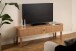 TV-Board >Langley< mit Lamellenfront in Eiche furniert, MDF - 140x45x40cm (BxHxT)