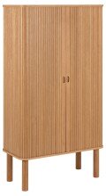 Mehrzweckschrank >Langley< mit Lamellenfront in...