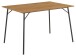 Esstisch >Peru< in Wildeiche, MDF, Stahl - 120x75x80cm (BxHxT)