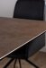 Kulissen-Esstisch >Irwine< (ausziehbar bis 240cm) in Glas-Keramik rostbrown - 200(240)x76x100 (BxHxT)