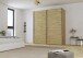 Schwebetürenschrank >Fifty< mit 2 Böden und 2 Kleiderstangen, in Eiche Artisan Dekor, - 201x223x66 (BxHxT)