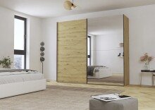 Schwebetürenschrank >Fifty< mit Spiegel, 3...