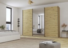 Schwebetürenschrank >Fifty< mit Spiegel, 3...