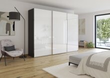 Schwebetürenschrank >Fifty< 3 Böden / 3...