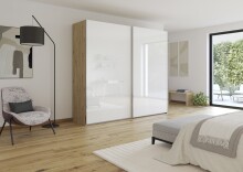 Schwebetürenschrank >Fifty< 3 Böden / 3...