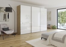Schwebetürenschrank >Fifty< 3 Böden / 3...