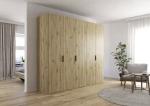 Drehtürenschrank >Fifty< 3 Böden / 3...