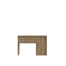 Schreibtisch >NET106< mit 4 Schubladen, in Eiche Antik Dekor - 110x76,5x60cm (BxHxT)