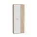Mehrzweckschrank >NET106< mit Inneneinteilung, in Sonoma Eiche Dekor / Weiss  - 68,9x179,1x34,8cm (BxHxT)