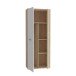 Mehrzweckschrank >NET106< mit Inneneinteilung, in Sonoma Eiche Dekor / Weiss  - 68,9x179,1x34,8cm (BxHxT)