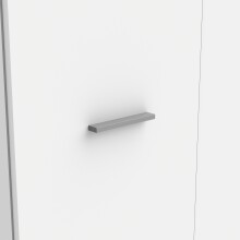 Schuhschrank >NET106< mit 5 Böden / 6 Fächern, in weiß - 68,9x179,1x34,8cm (BxHxT)