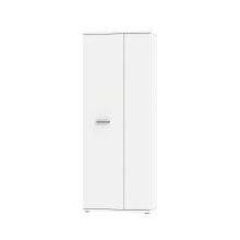 Schuhschrank >NET106< mit 5 Böden / 6 Fächern, in weiß - 68,9x179,1x34,8cm (BxHxT)
