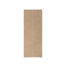 Schuhschrank >NET106< mit 5 Böden / 6 Fächern, in weiß - 68,9x179,1x34,8cm (BxHxT)