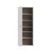 Schuhschrank >NET106< mit 5 Böden / 6 Fächern, in weiß - 68,9x179,1x34,8cm (BxHxT)
