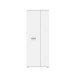 Schuhschrank >NET106< mit 5 Böden / 6 Fächern, in weiß - 68,9x179,1x34,8cm (BxHxT)