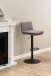 Barhocker >Flynn< (2er-Set) in graubraun, Polyester, Stahl - 44x107x53cm (BxHxT)