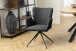 Armlehnstuhl >Laura< (2er-Set) in Grau, Polyester, Stahl - 57x86x61,5cm (BxHxT)