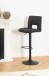 Barhocker >Sylvia< (2er-Set) in Grau, Polyester, Stahl - 41,5x115x52cm (BxHxT)