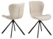 Schalenstuhl >Batilda -A1< (2er-Set) in Beige - 46,5x81x53 (BxHxT)