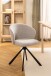 Drehstuhl >Pippa< (2er-Set) in Beige, Stoff, Stahl - 46x80x58cm (BxHxT)