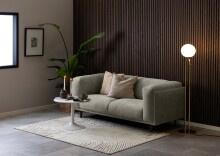 Couchtisch >Malta< in weiss, Keramik, Stahl - 45x60cm (HxD)