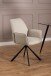 Armlehnstuhl >Glenda< (2er-Set) in Beige, Polyester, Stahl - 61x88,5x63 (BxHxT)
