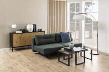 Schlafsofa >Malling< in Grün, Polyester, Stahl...