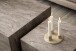 Satztisch >Dice< (2er-Set) in Marmoroptik-Grau, MDF - 100x42x60cm (BxHxT)