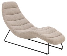 Chaiselongue >Chaplin< in Beige, Stoff -...