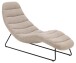Chaiselongue >Chaplin< in Beige, Stoff - 63x86x156cm (BxHxT)