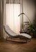 Chaiselongue >Chaplin< in Beige, Stoff - 63x86x156cm (BxHxT)