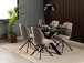 Esszimmerstuhl >Aura< (2er-Set) mit Drehfunktion, in Beige, Stoff - 51x88,5x61,5cm (BxHxT)