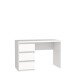Schreibtisch >NET106< mit 3 Schubladen, in weiß - 108x72,5x50cm (BxHxT)