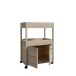 Servierwagen >Home Bar< auf Rollen, in Sonoma Eiche Dekor- 60x88,5x40cm (BxHxT)