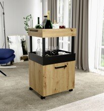 Servierwagen >Home Bar< auf Rollen, in Artisan...