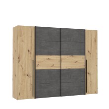 Dreh-/Schwebetürenschrank >Narago< mit...