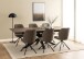 Kulissentisch >Heaven< ausziehbar bis 240cm, in Braun, Glas-Keramik - 200(240)x76x100cm (BxHxT)