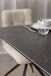 Kulissentisch >Irwine< ausziehbar bis 210cm, in schwarz, Glas-Keramik - 168(210)x76x90cm (BxHxT)