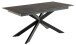 Kulissentisch >Irwine< ausziehbar bis 210cm, in schwarz, Glas-Keramik - 168(210)x76x90cm (BxHxT)