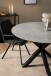 Esstisch >Heaven< rund in Grau, Glas - Keramik - 75,5x119cm (HxD)