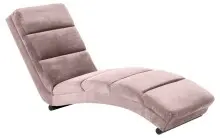Chaiselongue >Slinky< in dusty rose, Stoff -...