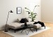Schlafsofa >Caix< klappbar, in Stoff Beige, Stahlgestell - 198x87x95cm (BxHxT)