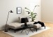 Schlafsofa >Caix< klappbar, in Stoff Beige, Stahlgestell - 198x87x95cm (BxHxT)