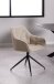 Schalenstuhl >Brooke< Sterngestell drehbar, in Beige, Stoff - 57x82x54,5cm (BxHxT)