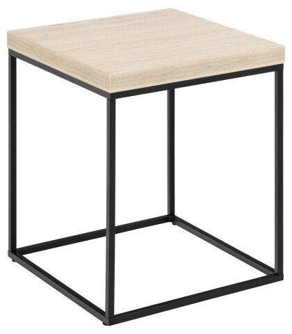 Beistelltisch >Barossa< in Beige, Stahl, MDF - 45x40cm (HxD)