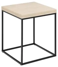 Beistelltisch >Barossa< in Beige, Stahl, MDF -...