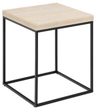 Beistelltisch >Barossa< in Beige, Stahl, MDF -...