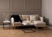 Couchtisch >Barossa< in Beige, MDF - 45x60cm (HxD)