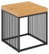 Beistelltisch >Strington< in Wildeiche Dekor, Stahl, MDF - 42x40cm (HxD)