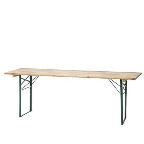 Bierzeltgarnitur >Festzeltgarnitur< in Kiefer - 220x78x70 (BxHxT)